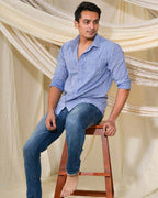 Powder Blue Freestyle Shirt