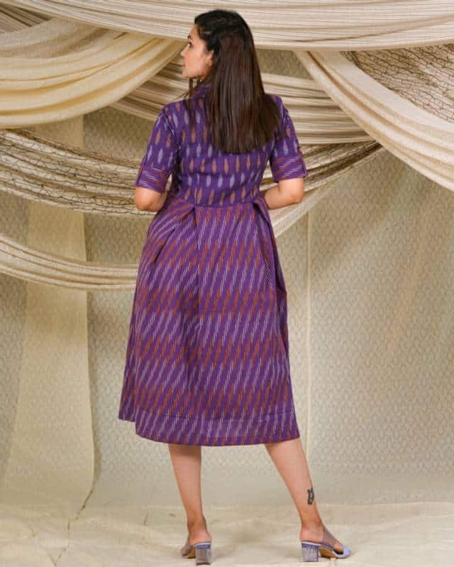 Purple Passion Collared Dress