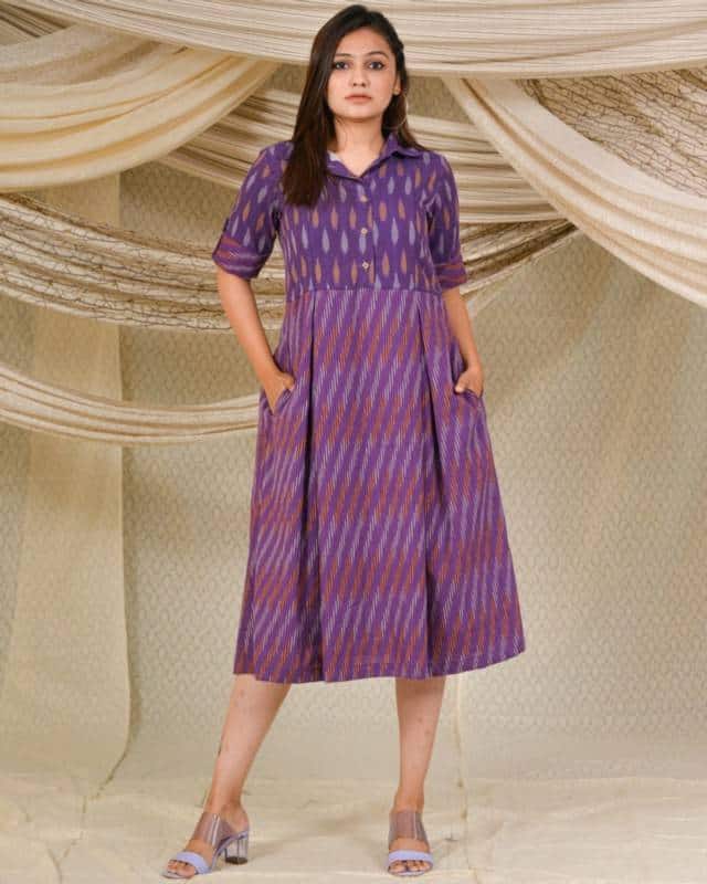 Purple Passion Collared Dress