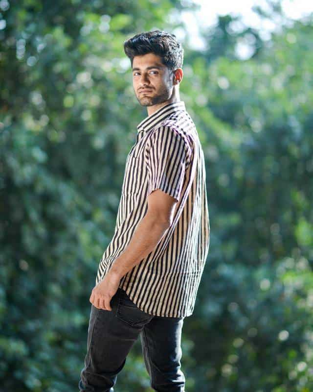 Black Striped Shirt
