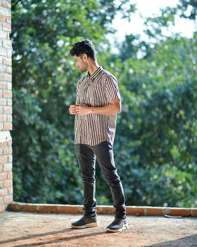 Black Striped Shirt Secondary image