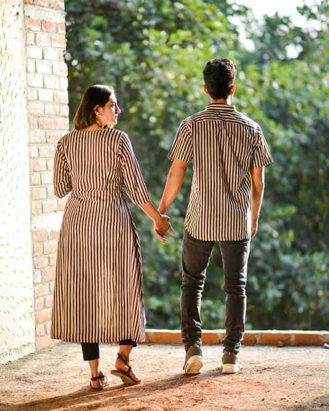 Black Striped Couple