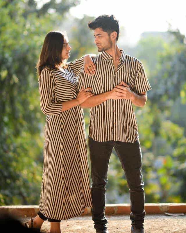 Black Striped Couple