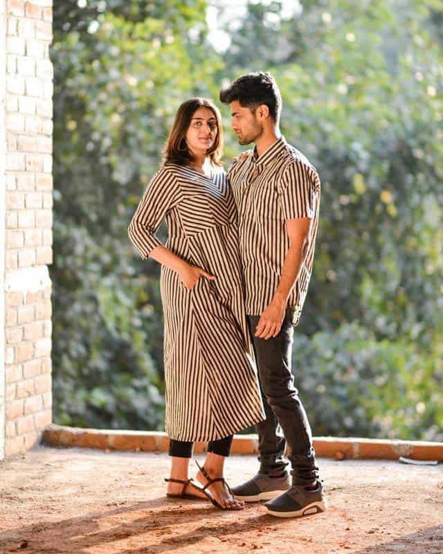 Black Striped Couple