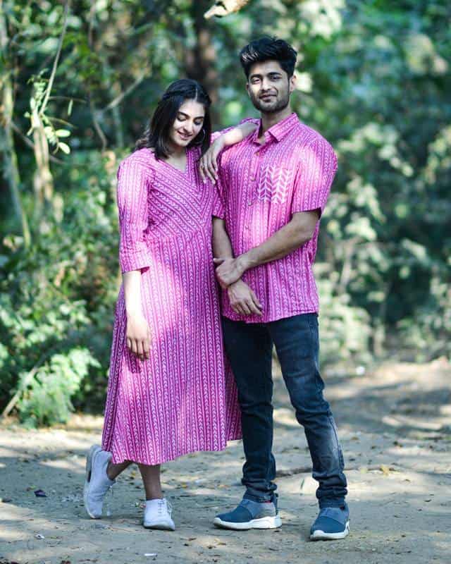 Flamingo Pink Couple