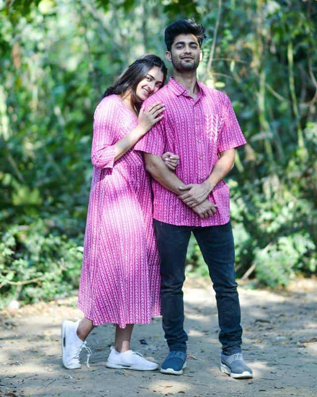 Flamingo Pink Couple