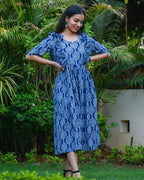 Lollipop Upbeat Blue Frill Dress