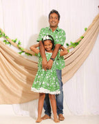 Emerald Green Father Daughter Twinning