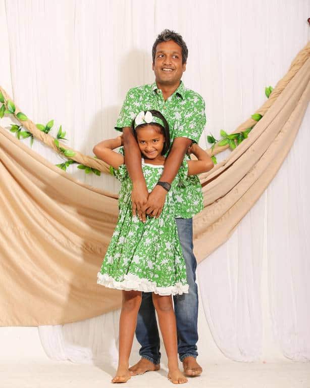 Emerald Green Father Daughter Twinning