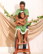 Emerald Green Father Daughter Twinning
