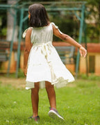 Starry White Kids Dress