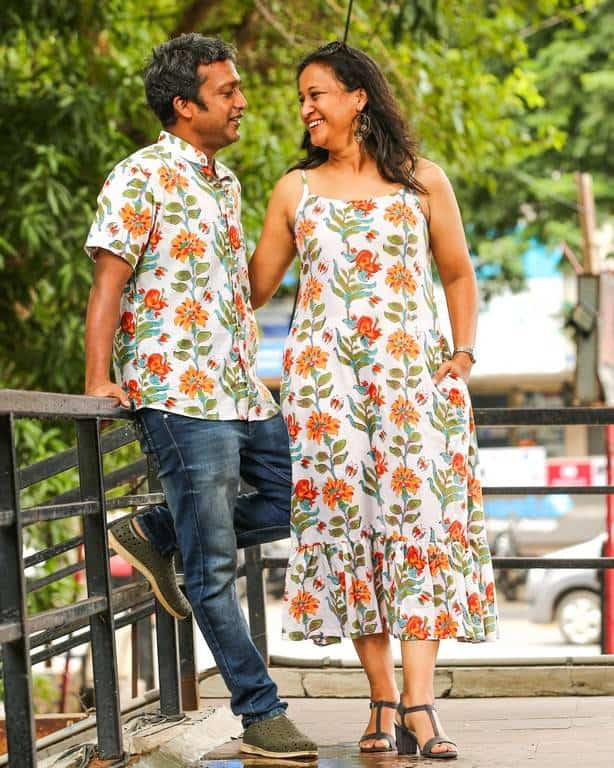 Orchid White Strappy Couple