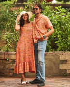 Coral Pearl Strappy Couple