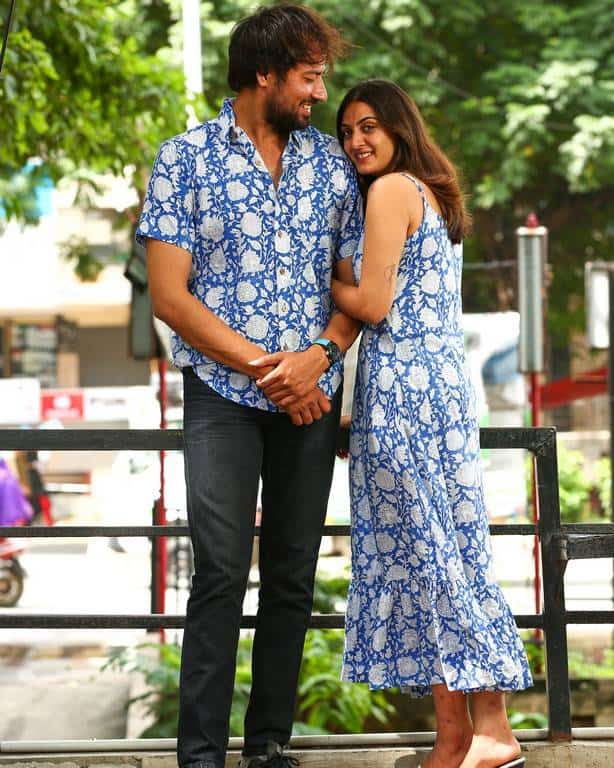 Blue Bloom Strappy Couple