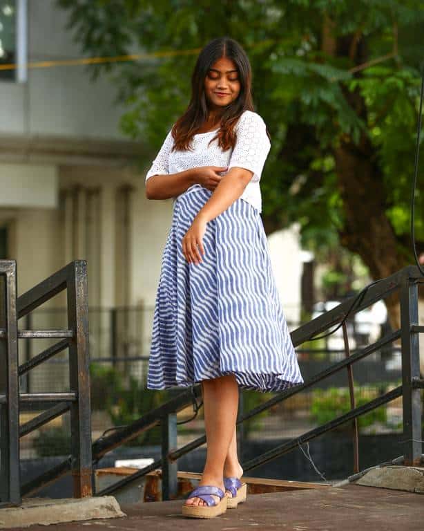 Lilac Ivory White Cutwork Nursing Dress