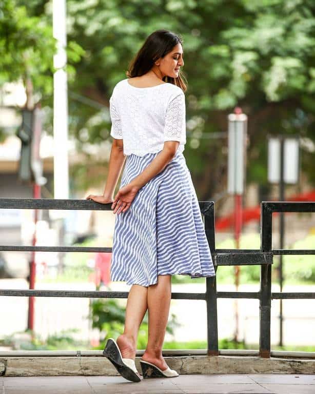Lilac Ivory White Cutwork Dress