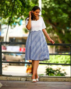 Lilac Ivory White Cutwork Dress