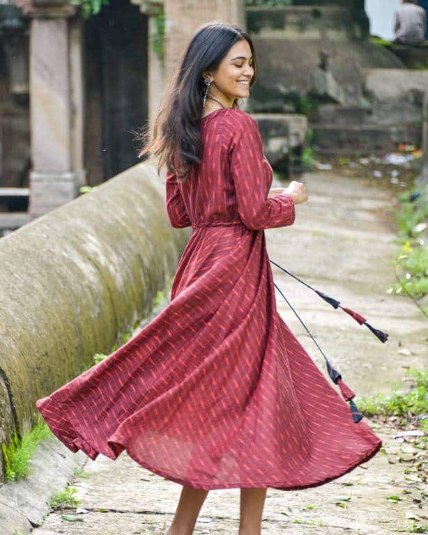 Beetroot Red Dress Secondary image