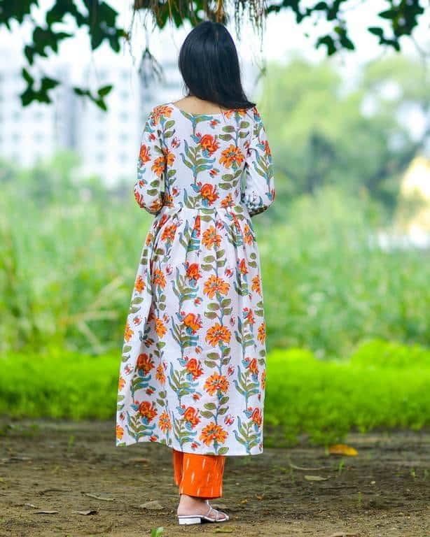 Orchid White Kurta with Pant