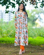 Orchid White Kurta with Pant