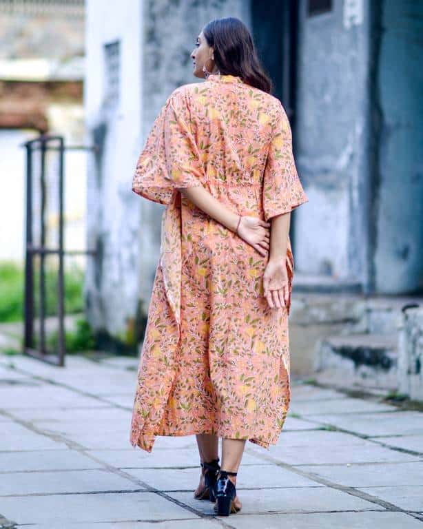 Coral Pearl Kaftan