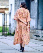 Coral Pearl Nursing Kaftan