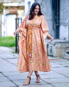 Coral Pearl Kaftan