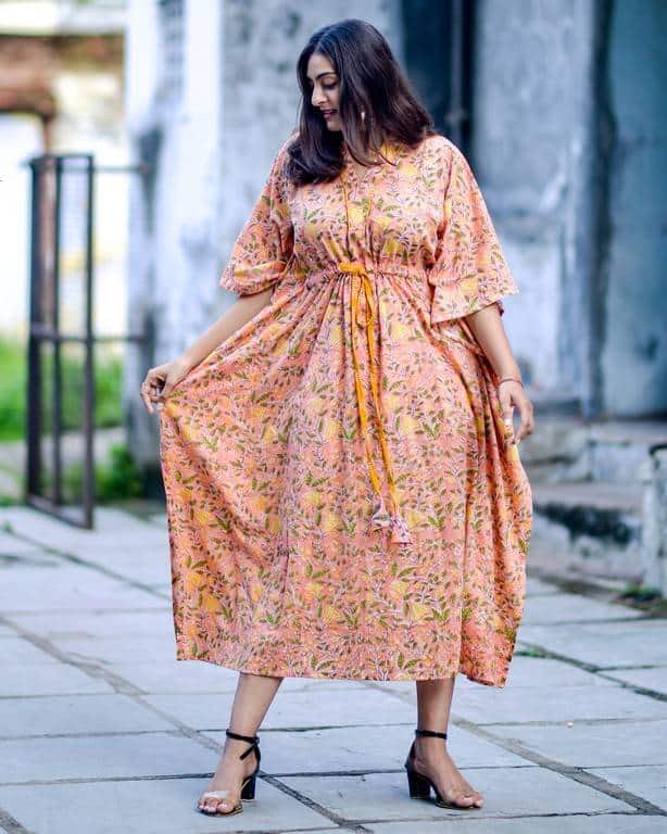 Coral Pearl Kaftan