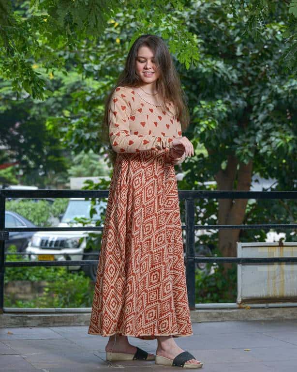 Cinnamon Whirl Nursing Dress Secondary image