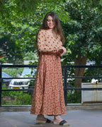Cinnamon Whirl Nursing Dress