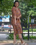 Tangerine Mist Nursing Dress