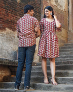 Rosy Vine Short Couple Set