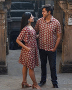 Rosy Vine Short Couple Set