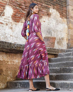 Maroon Panache Dress