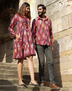 Maroon Panache Short Couple Set