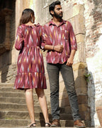 Maroon Panache Short Couple Set