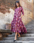 Maroon Panache Dress