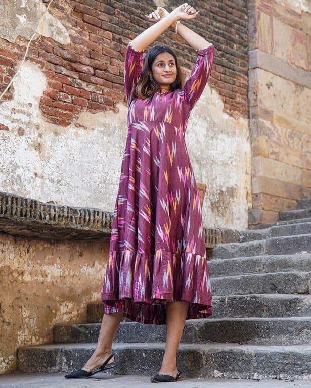 Maroon Panache Dress Main image