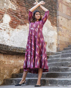 Maroon Panache Dress