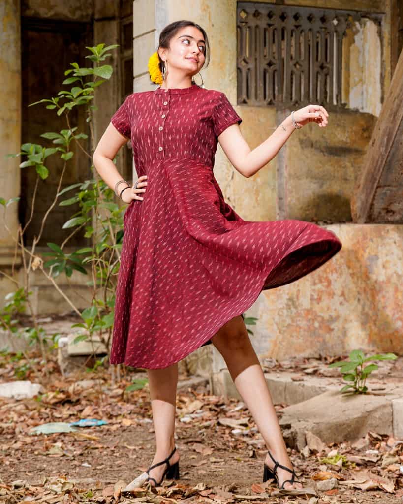 Maroon Glorious Dress