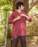 Maroon Glorious Kurta