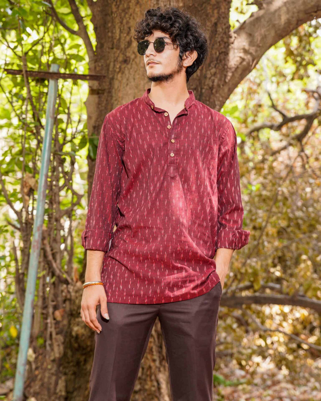 Maroon Glorious Kurta