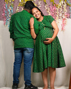 Pickle Green Glorious Maternity Dress