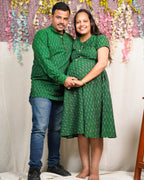 Pickle Green Glorious Maternity Dress