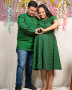 Pickle Green Glorious Maternity Dress