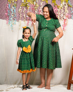 Pickle Green Glorious Maternity Dress