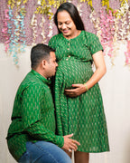 Pickle Green Glorious Maternity Dress