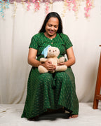 Pickle Green Glorious Maternity Dress