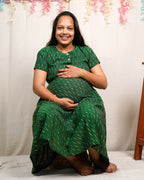 Pickle Green Glorious Maternity Dress