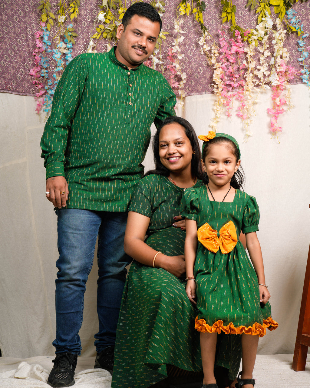 Pickle Green Glorious Maternity Dress